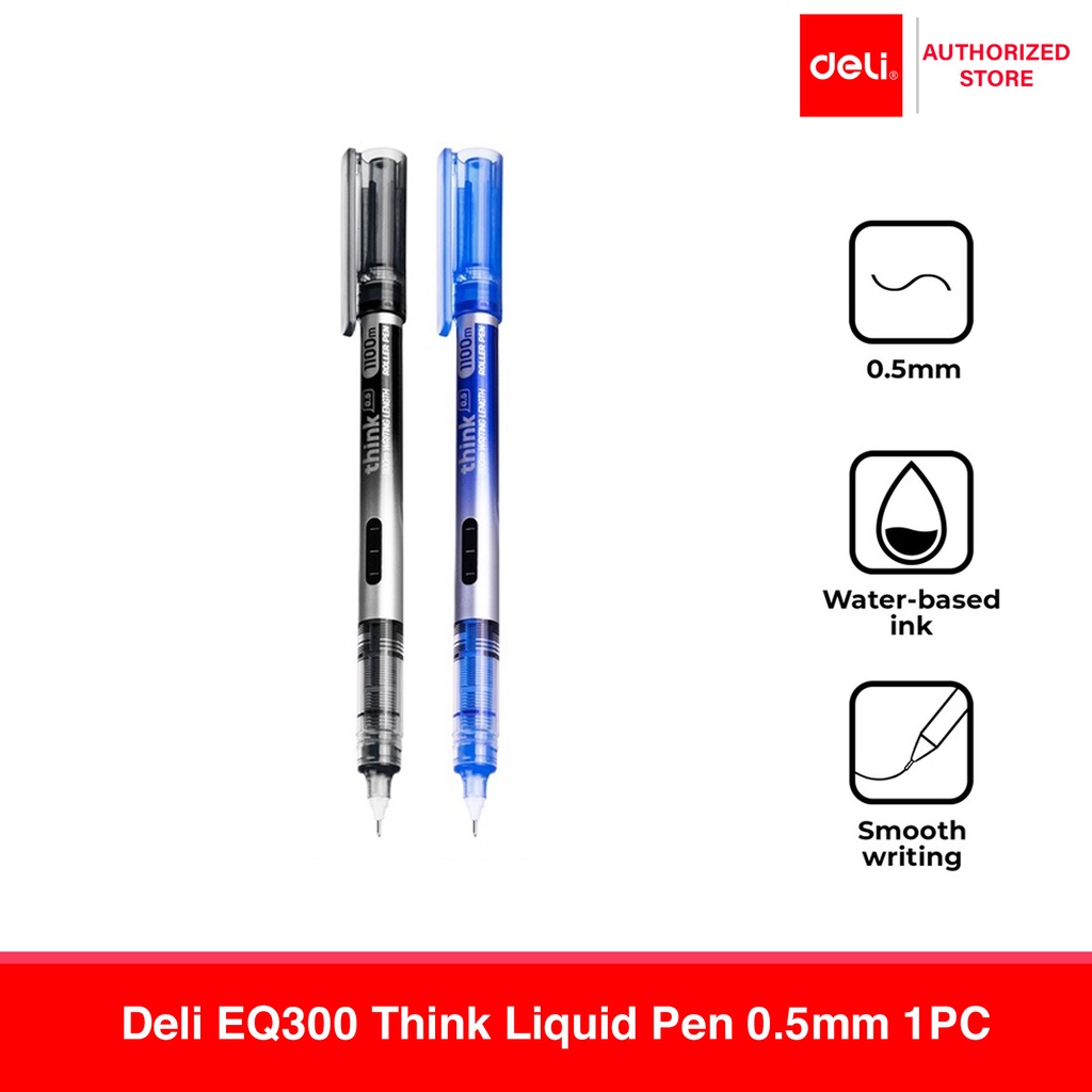 Deli EQ300 Think Liquid Pen 0.5mm 1PC [78EQ300] | Shopee Philippines
