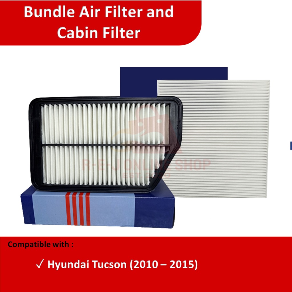 Bundle Air Filter and Cabin Filter for Hyundai Tucson (2010 2015),OEM