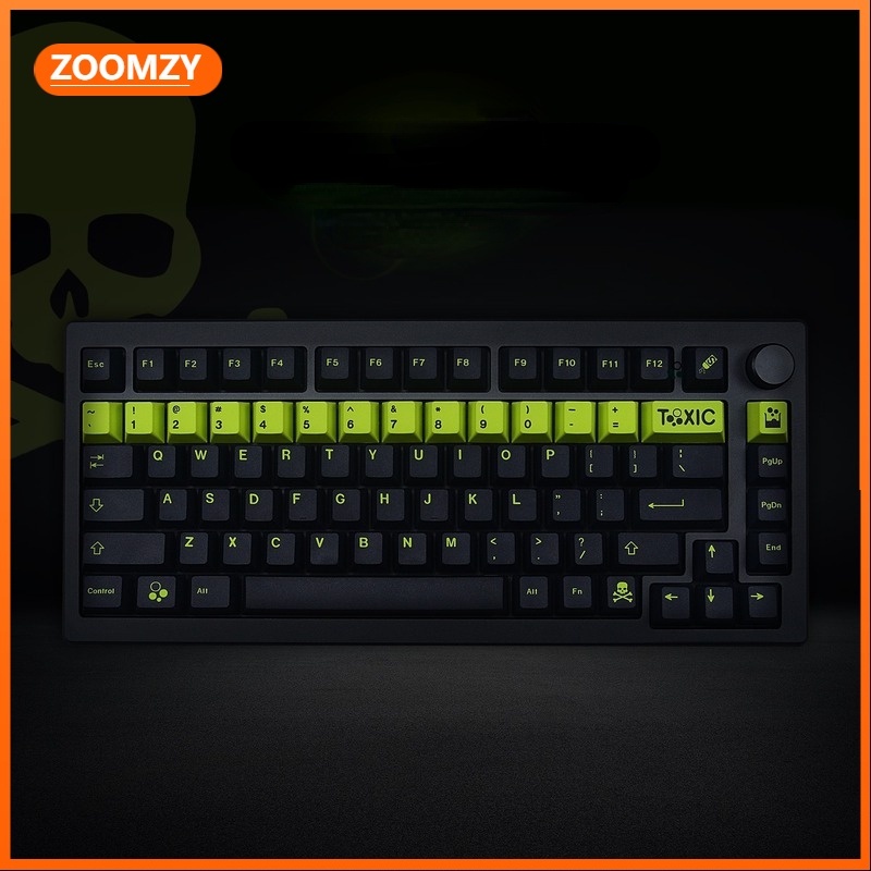 Toxic Keycap Cherry Profile PBT Dye-sublimation Mechanical Keyboard ...