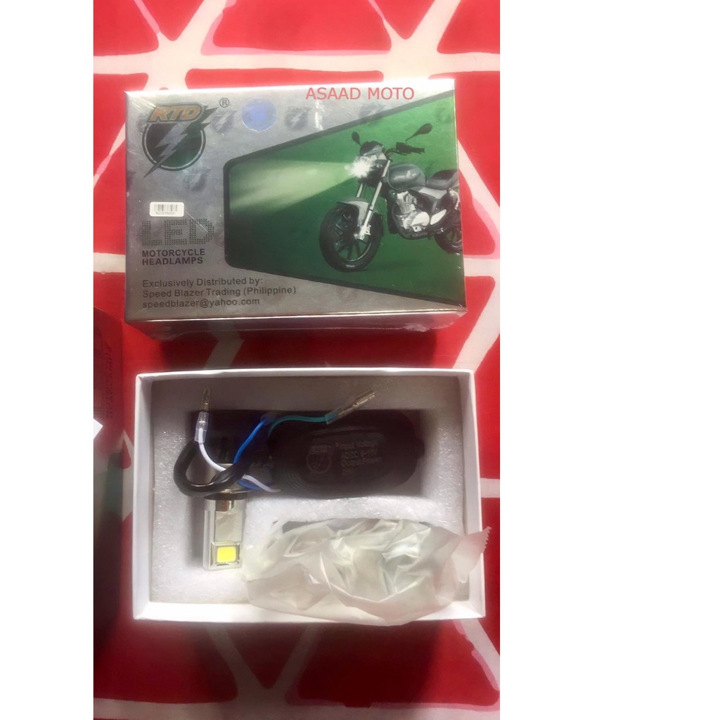 &* YAMAHA MIO SPORTY- RTD TRI LED MOTORCYCLE HEADLAMPS M02D RTD tri led ...