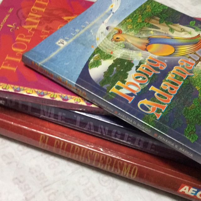 Filipino Literature Books Noli El Fili Ibong Adarna