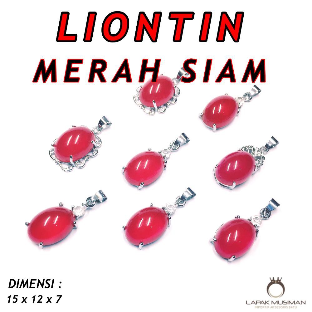 MERAH SIAM RED PENDANT - LADIES - LUXURY AND COOL | Shopee Philippines
