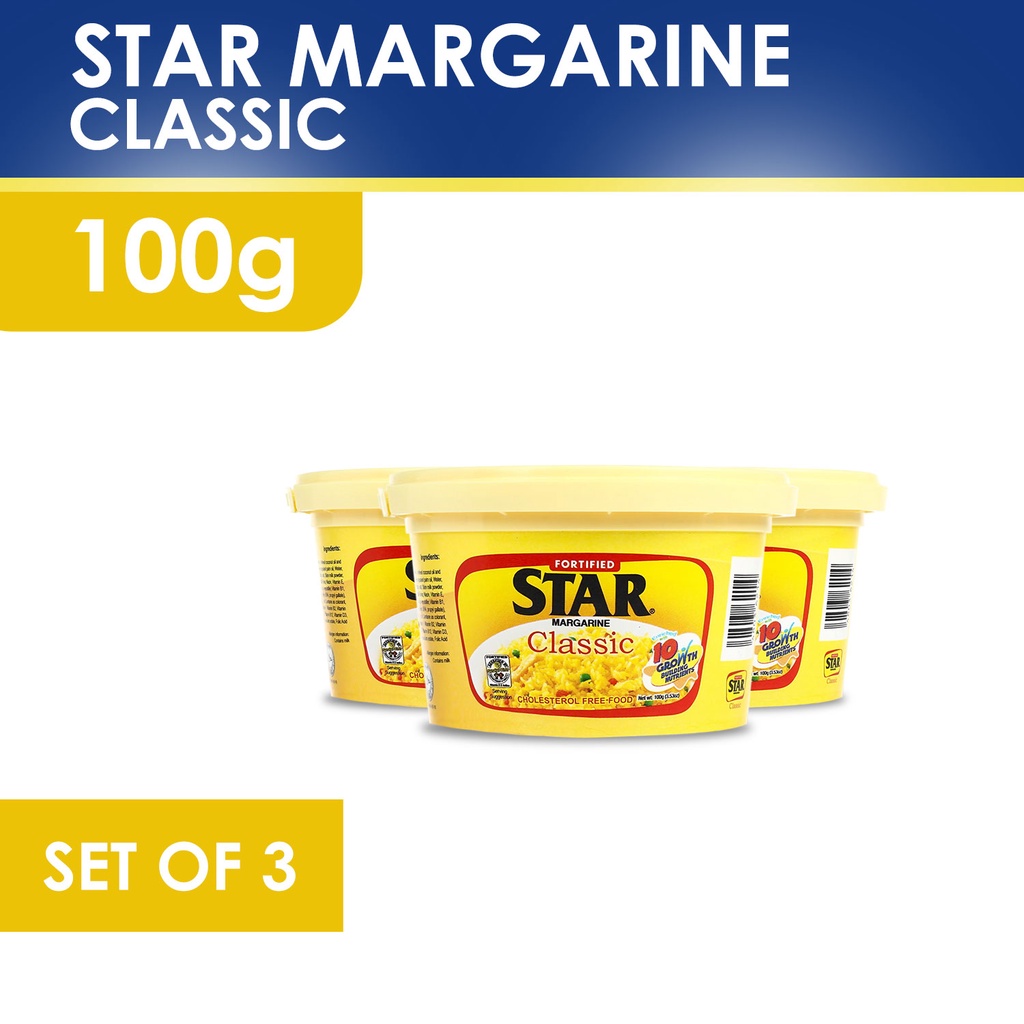 Star Margarine Classic (100g) Set of 3 Shopee Philippines