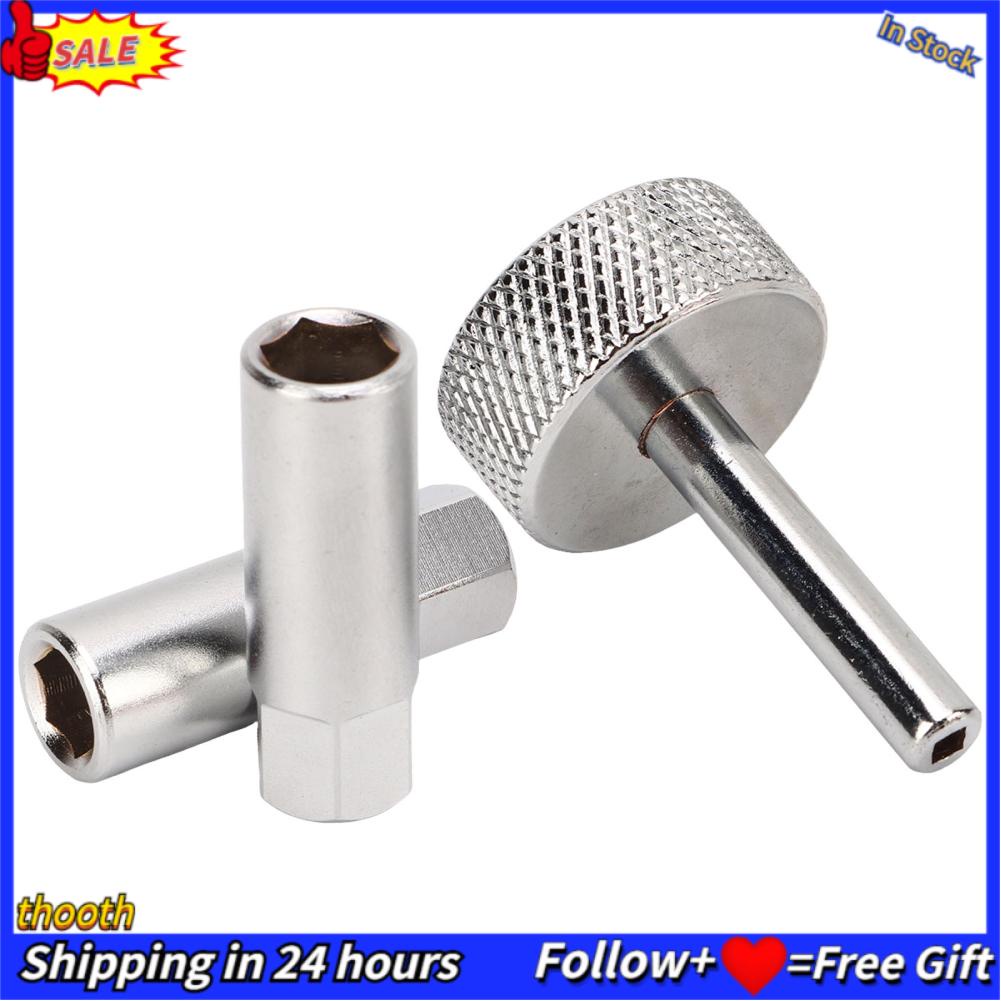 Thooth 3 Pcs Tappet Valve Adjustment Tool Set 8 9 mm Locknut Sockets