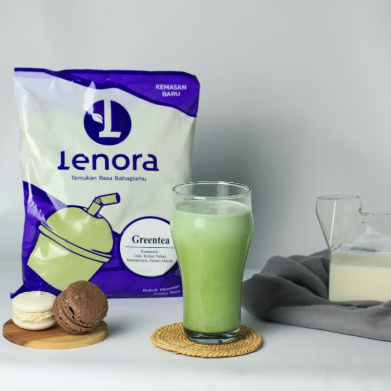 Greentea LENORA POWDER flavored drink POWDER | Shopee Philippines