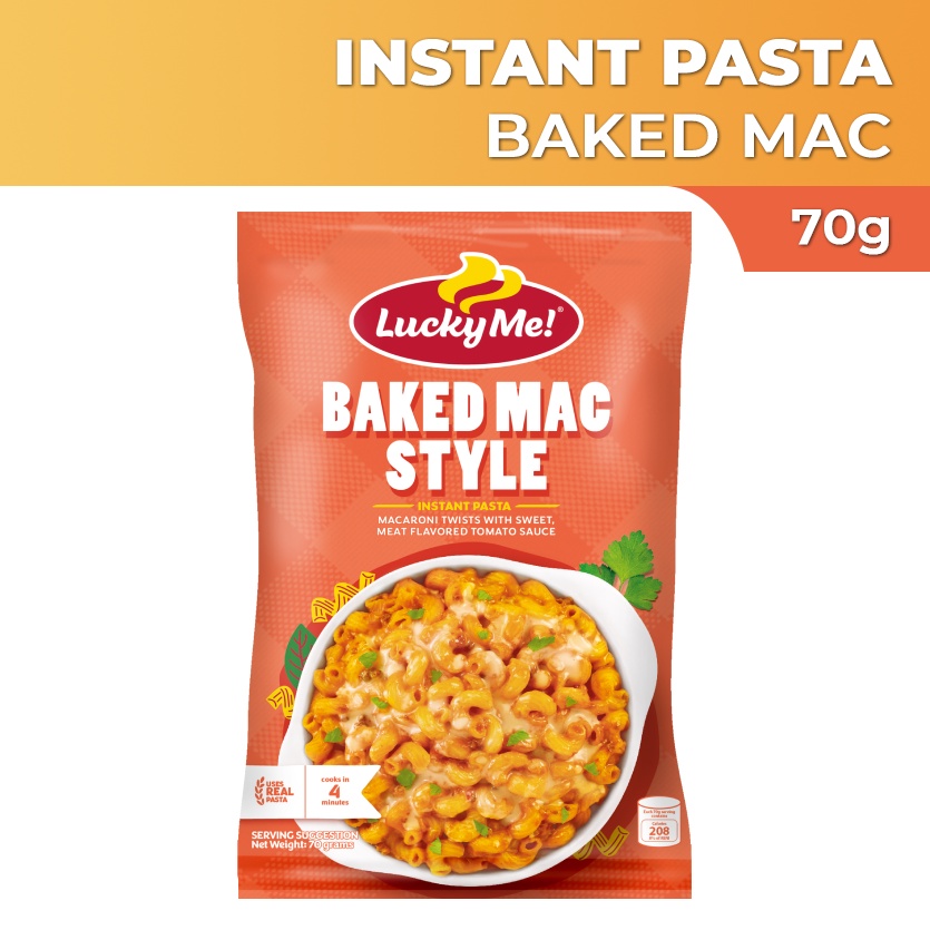 Lucky Me! Pasta Baked Mac 60g Shopee Philippines