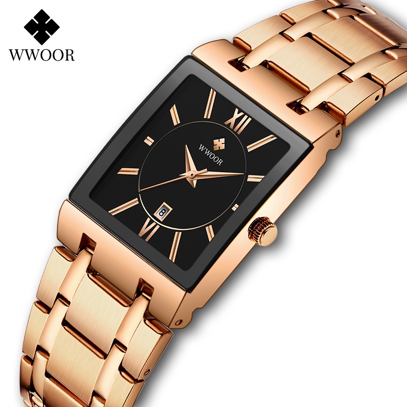 WWOOR New Fashion Designer Women Watches Top Brand Luxury Square