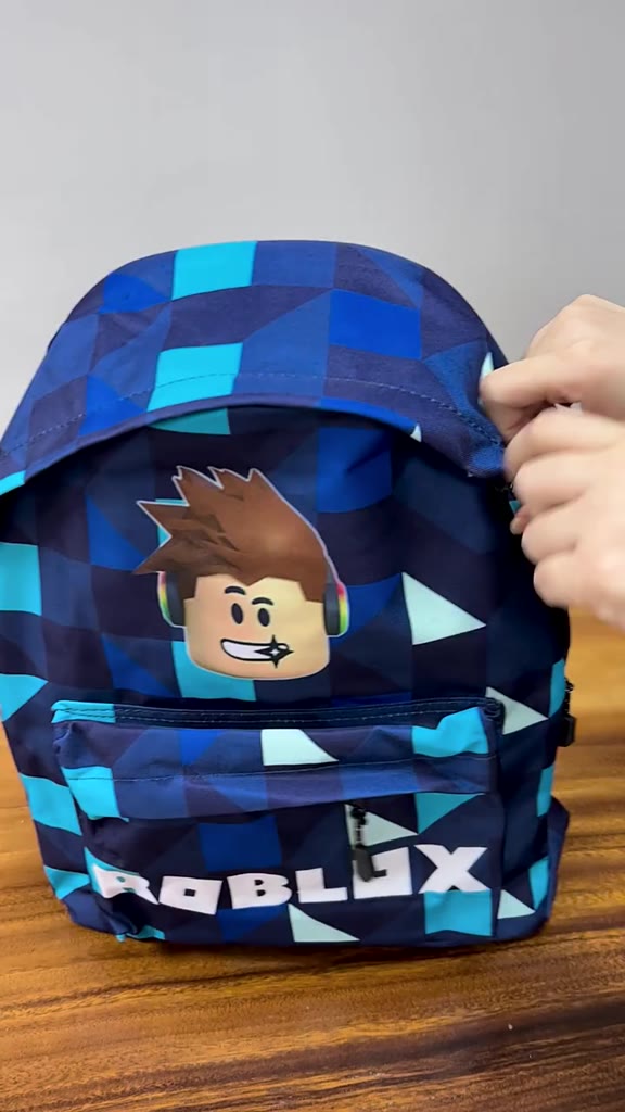 Robux Roblox Bag For Kids Boys Girls Large Capacity Backpack Robloxs ...
