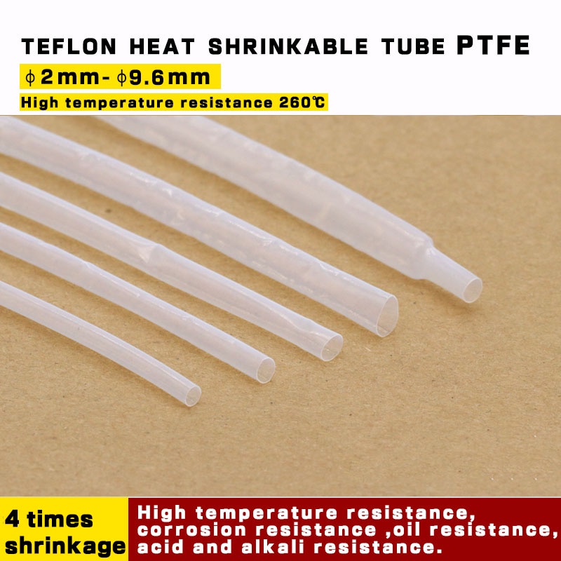 Teflon Heat Shrinkable Tube 4 Times Shrinkage Rate High Temperature ...