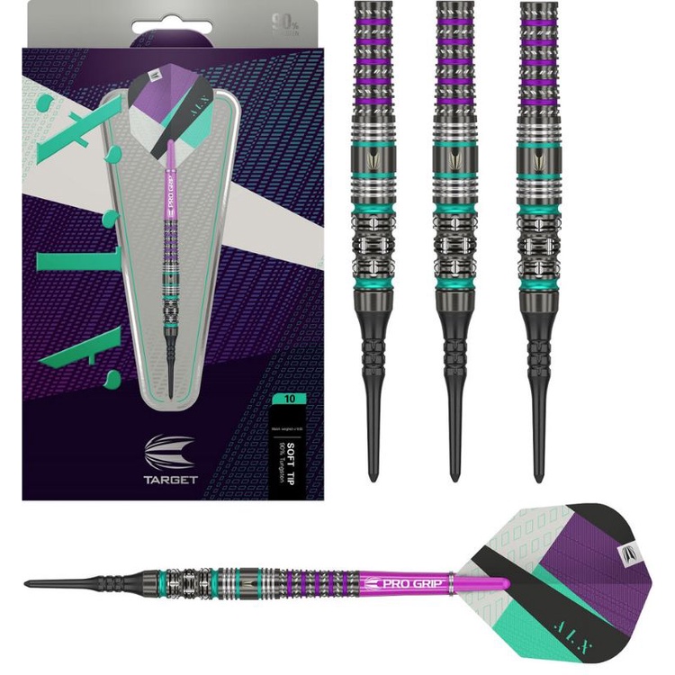 TARGET ALX 10 [19G] [21G] 90% TUNGSTEN SOFT TIP DARTS | Shopee Philippines