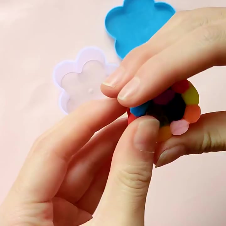 12 Colors Mini Super Light Clay Children Bouncing Clay Air Dry Clay ...