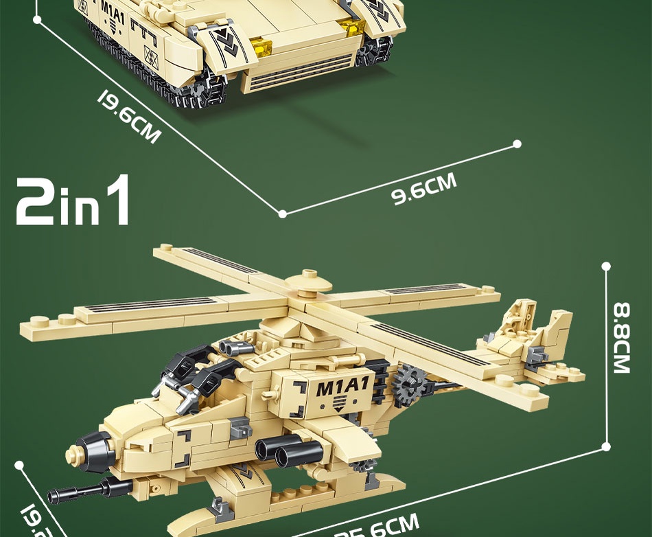 Military Series M1A1 /Leopard 2/Type 99/K2 Main Battle Tank Model ...