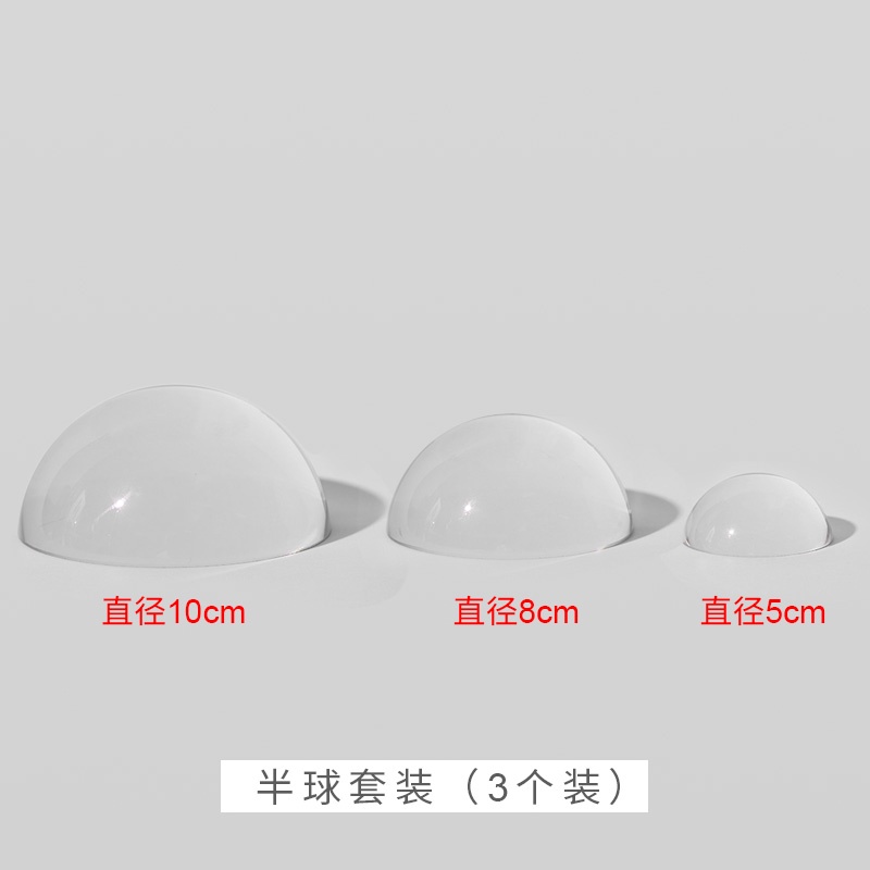 Transparent Crystal Hemisphere Props Ornaments Photography Shooting ...