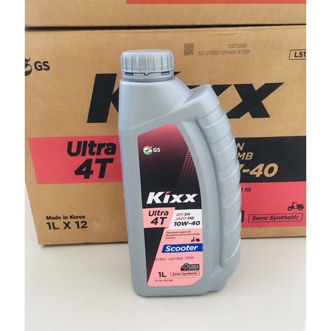 KIXX 10W40 (1L) SCOOTER Engine oil | Shopee Philippines