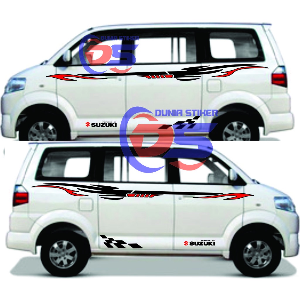 Suzuki Apv Car sticker cutting Car Apv sticker Tribal Suzuki Apv Newest ...