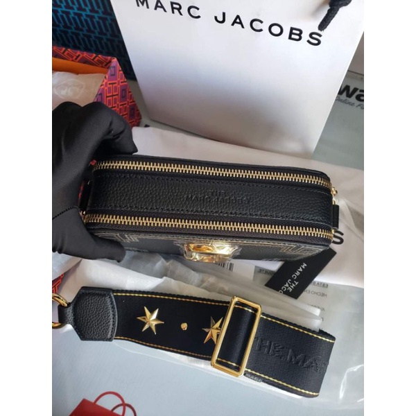 insOriginal Marc Jacobs The Snapshot Gilded Leather Camera