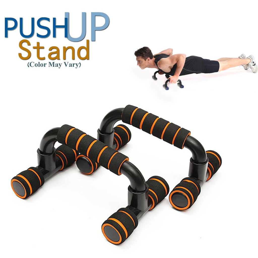 Push Up stand rack Inclined Bar 1 Pair H-Type Push Up Bar Gym Fitness ...