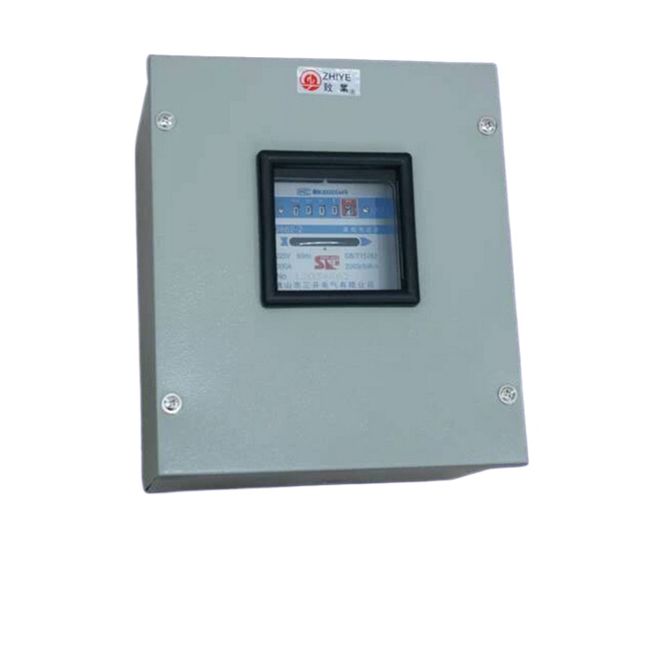 Zhiye electric box singlephase electric meter box flattop electric