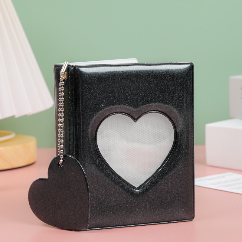 3inch Photo Album Hollow Love Heart Cover Photocard Holder Instax Mini ...