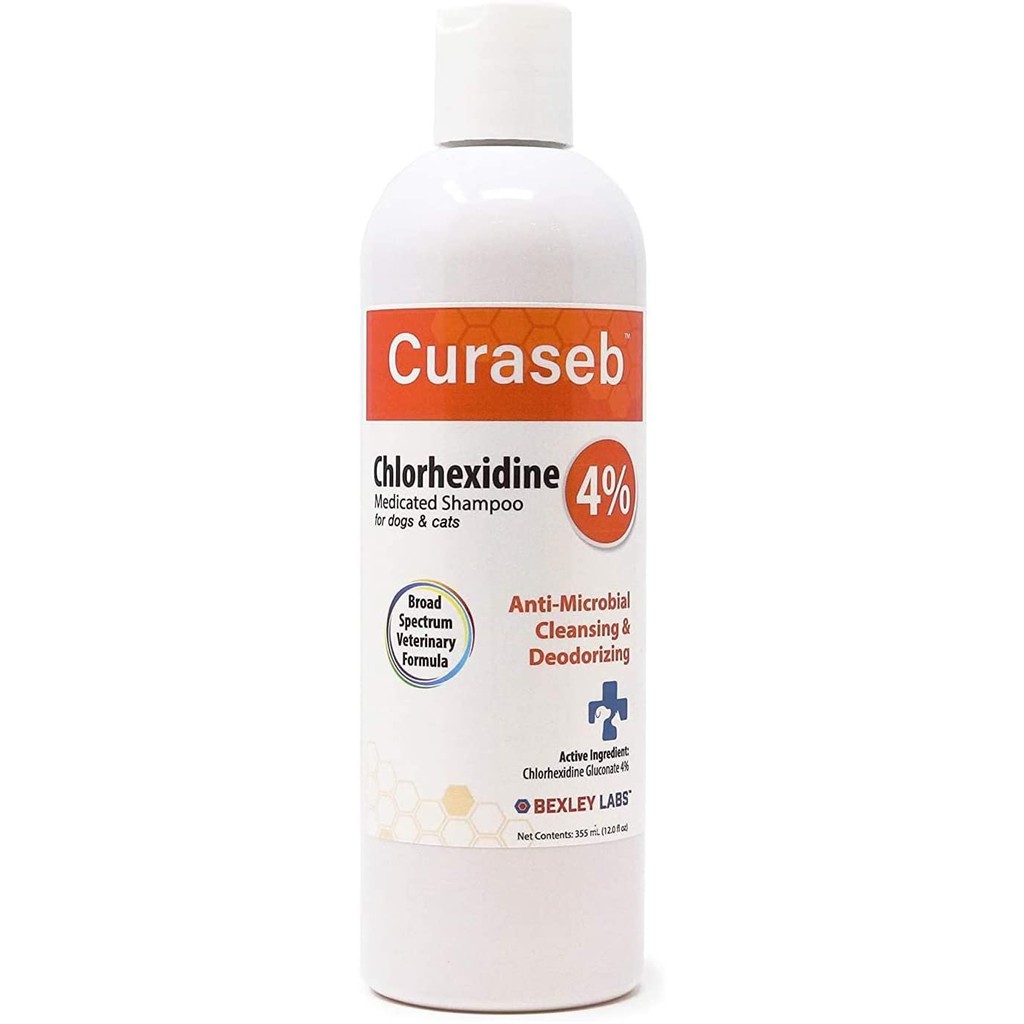 Curaseb Chlorhexidine Medicated Shampoo for Dogs & Cats 4, Veterinary