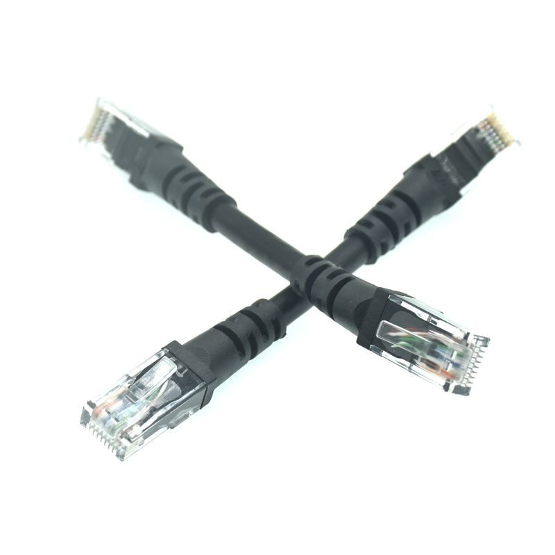 Black Short Cable 10CM 30CM 1m CAT6 CAT 5e UTP Ethernet Network Cable ...