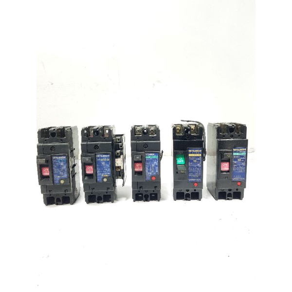Circuit Breaker 10A 2Pole NF30 NF50 MCCB MITSUBISHI(Original Made in ...