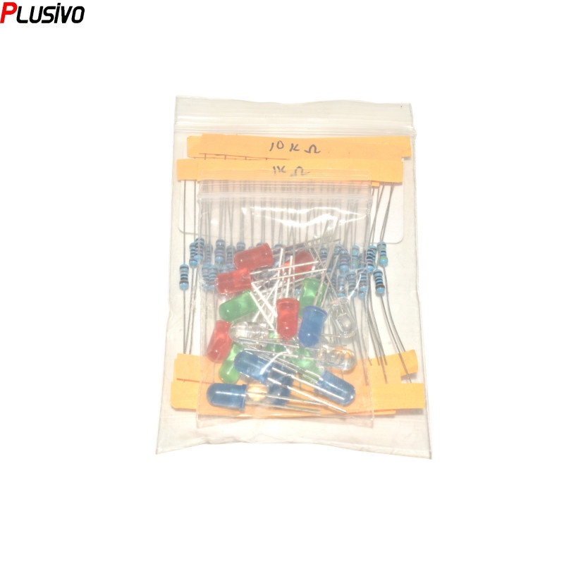 Electronics Kit LED Resistor 1K 10K 100K 220 47 1/4W Shopee Philippines