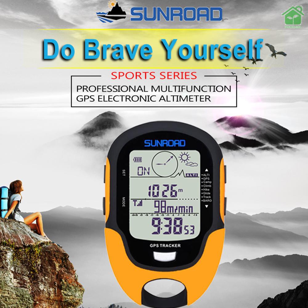 Multifunction LCD Digital GPS Altimeter Barometer Compass Portable ...