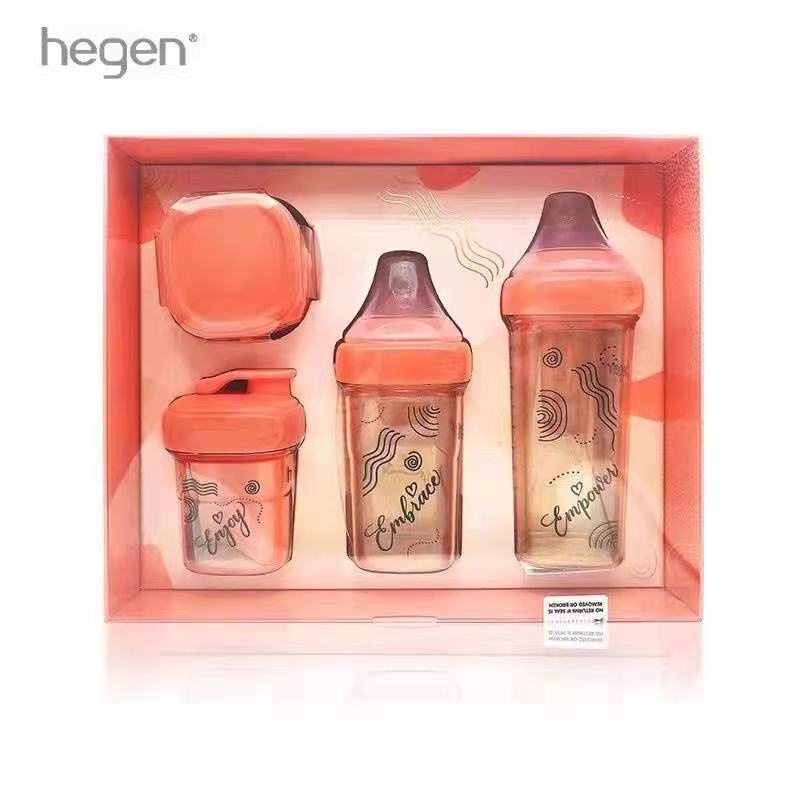 Hegen newborn baby ppus Bottle Gift Box 150ml + 240ml pacifier Hegen ...