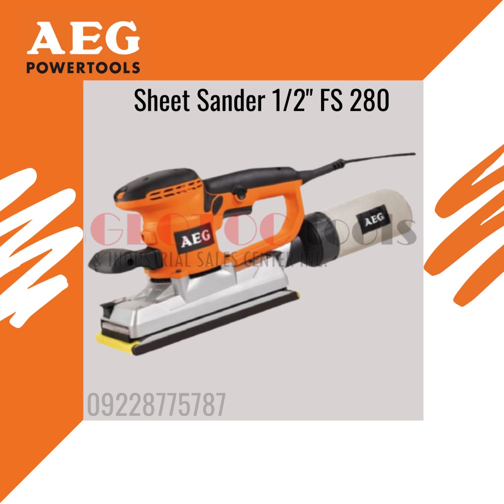 AEG FS 280 1/2 SHEET SANDER (WOOD WORKING TOOL) Shopee Philippines