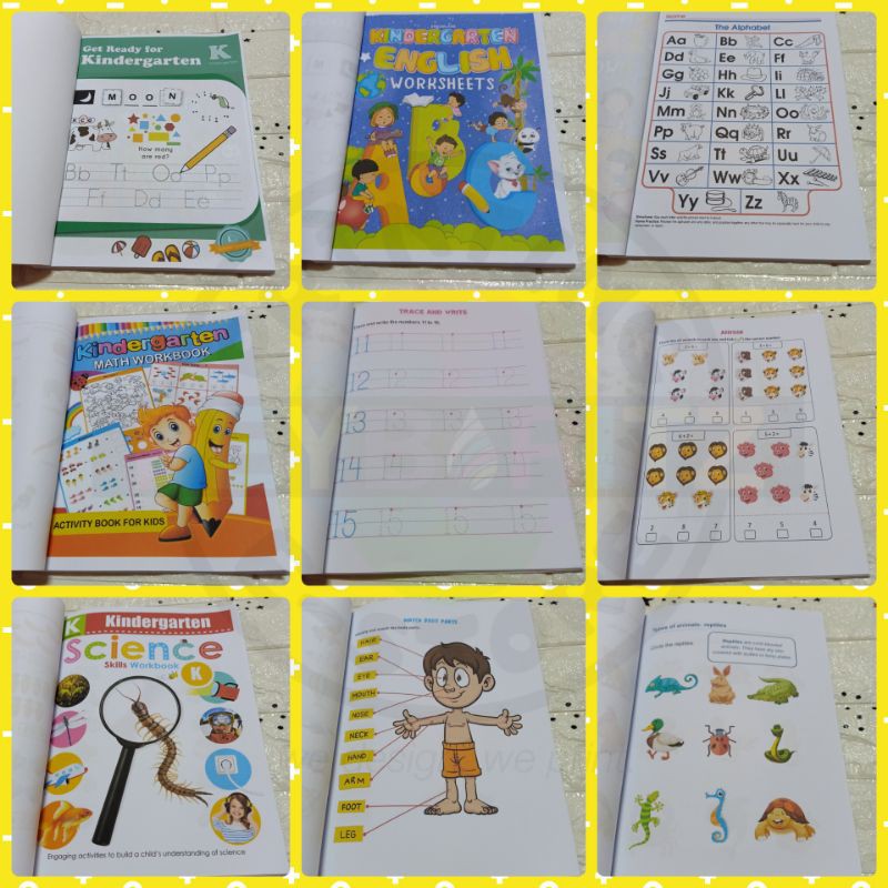 60 OR 100 PAGES KINDER / KINDERGARTEN BOOK / WORKBOOK | Shopee Philippines