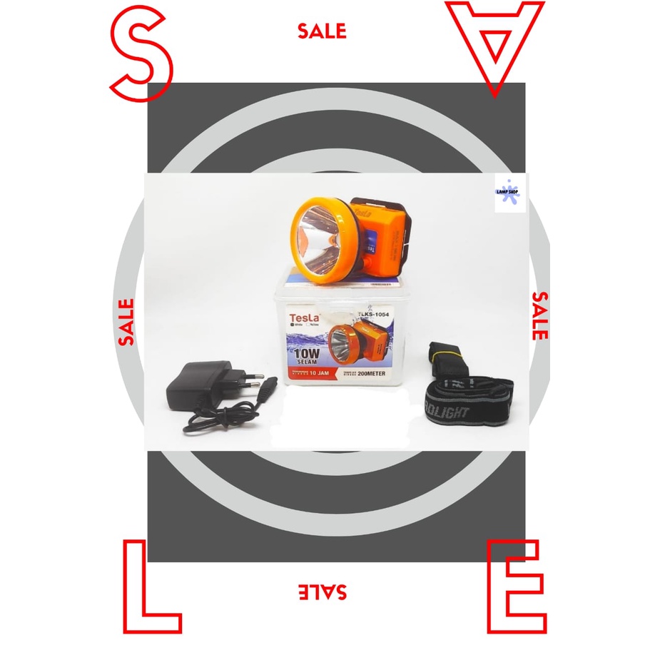 Diving Head Flashlight TESLA TLKS-1054 10 Watt | Shopee Philippines
