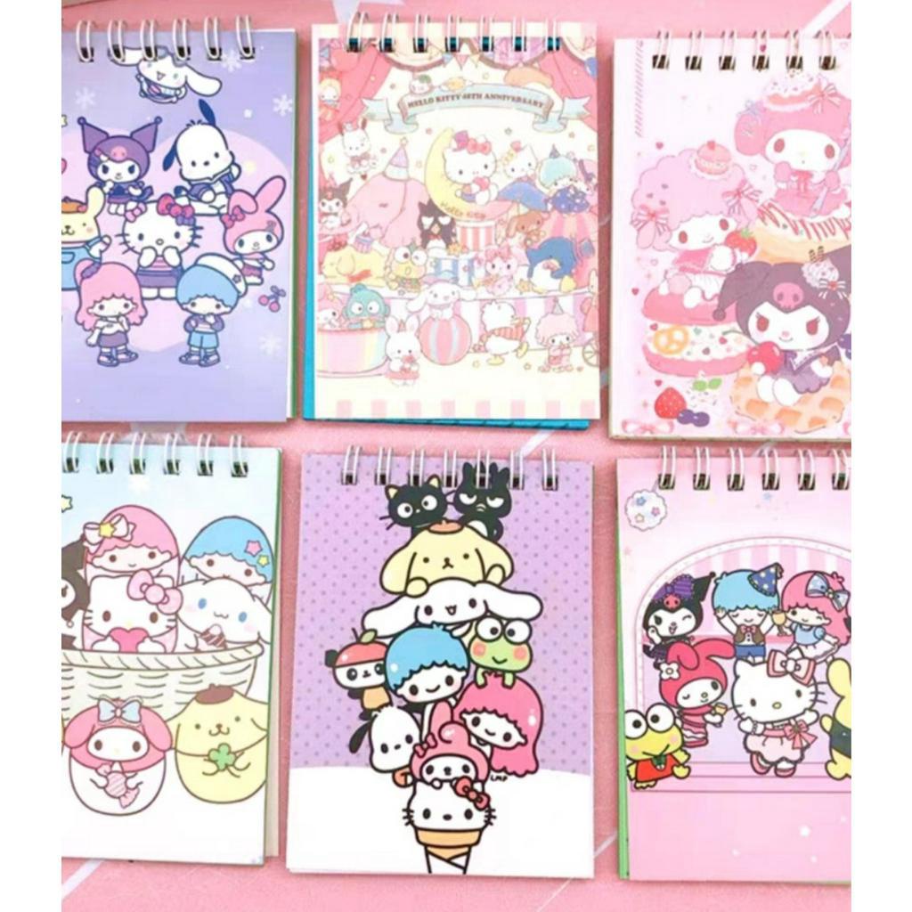 Mini Spiral Notepad Notes Memo Cute Sanrio/ Cute Note Notebook ...