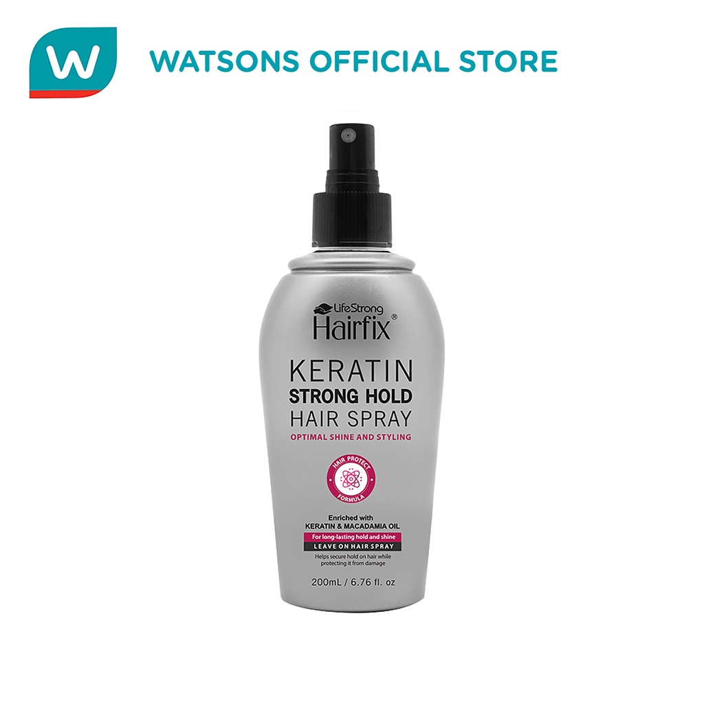 HAIFIX Keratin Strong Hold Hair Spray 200ML Shopee Philippines