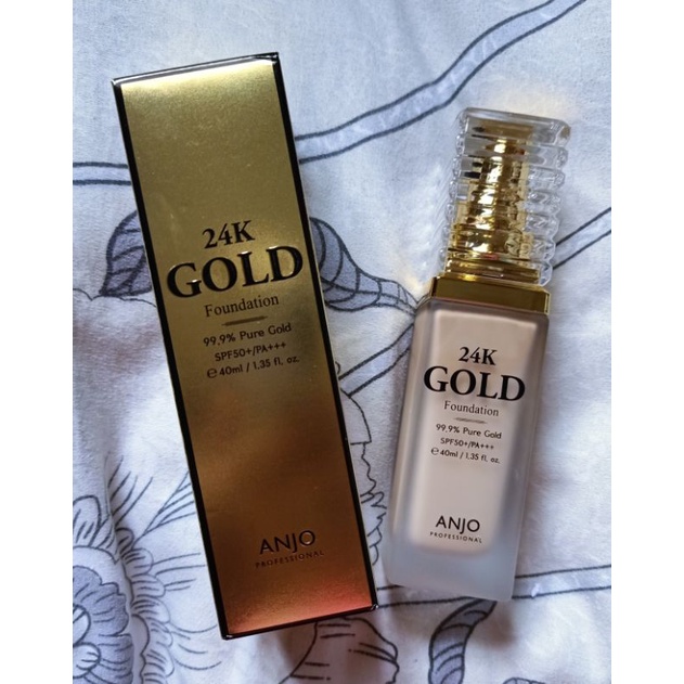 anjo 24k gold foundation natural beige | Shopee Philippines