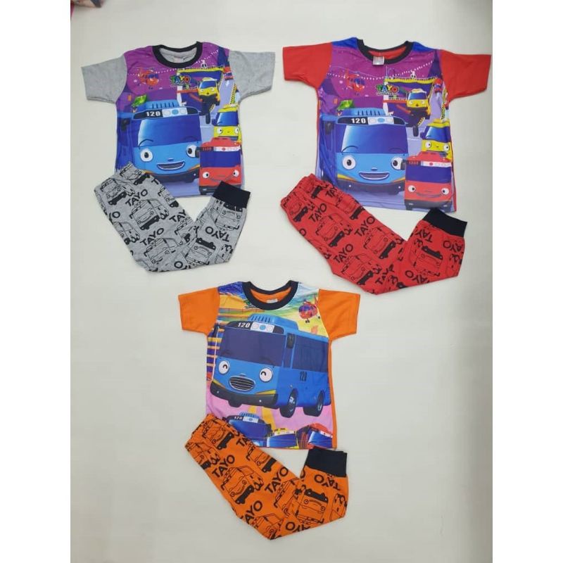 Pyjamas Kids Tayo The Little Bus | Shopee Philippines