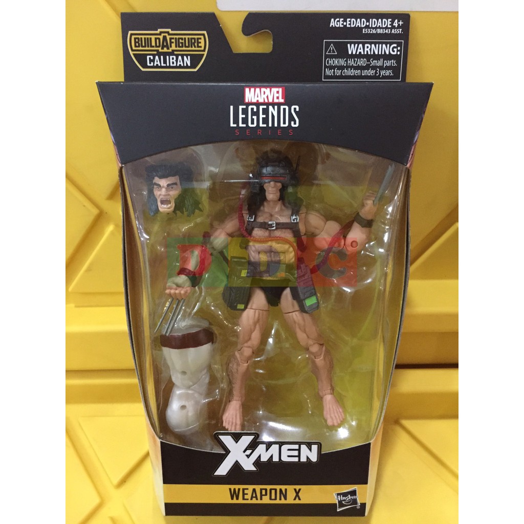 MARVEL LEGENDS X-MEN WEAPON X ACTION FIGURE CALIBAN BAF WAVE | Shopee ...