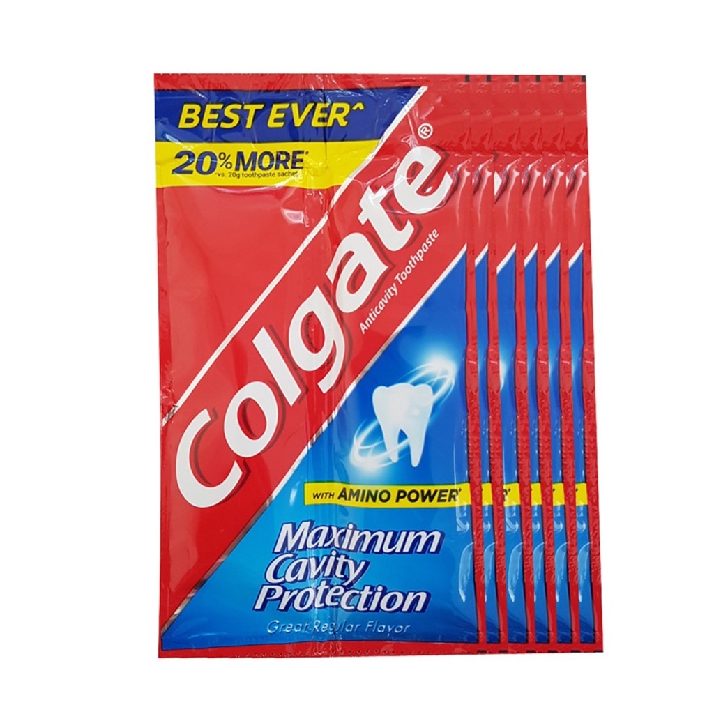 Colgate Original Anti Cavity Toothpaste Twin Pack 20g X 6 sachets ...