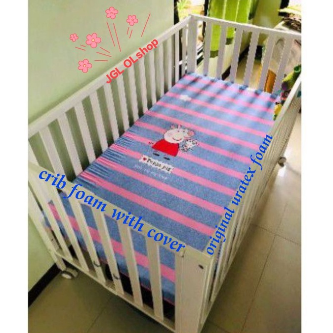 2022 uratex baby crib foam mattress with cover Shopee Philippines