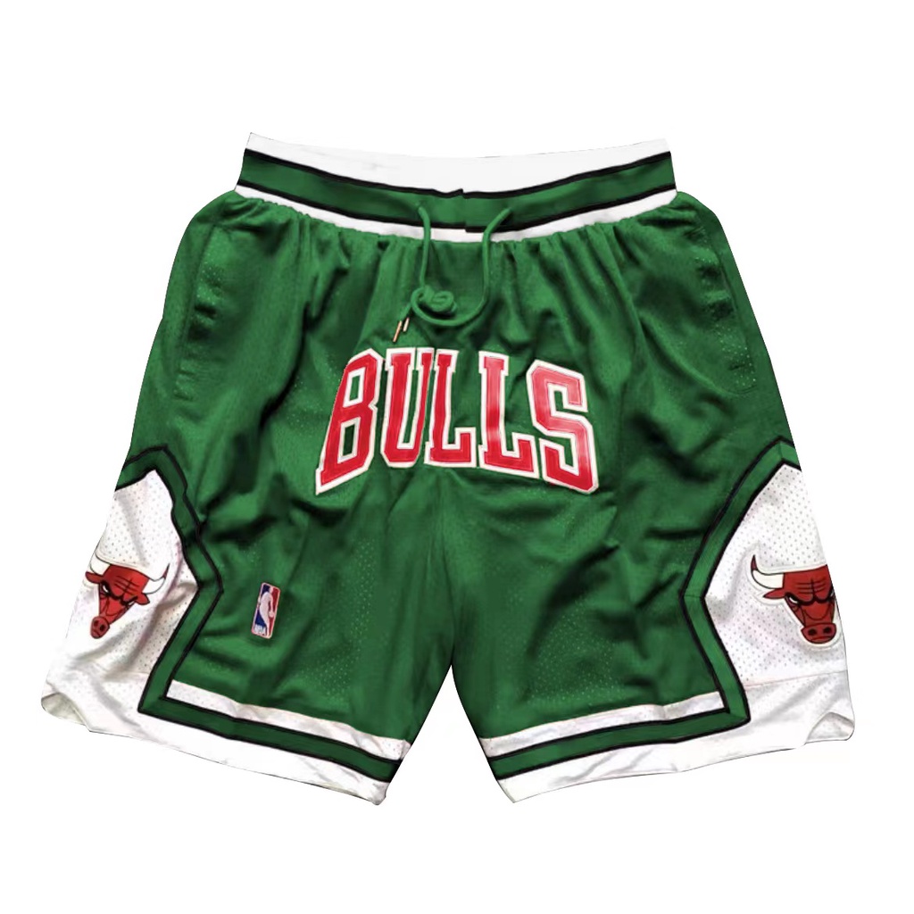 Chicago Bulls Green JUST DON Shorts