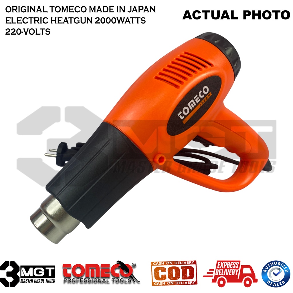 Tomeco made in japan heavyduty Heat Gun TT2501 2000watts 220 volts ...