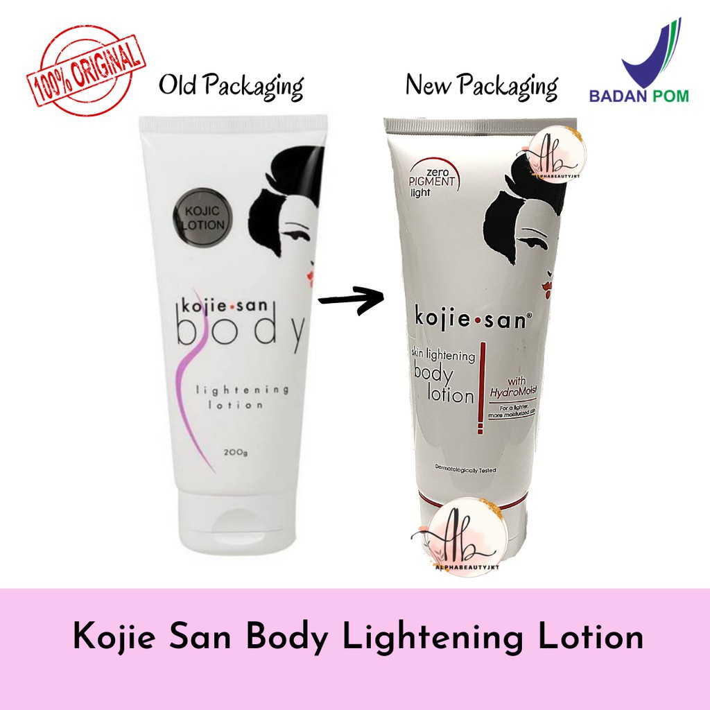 Kojie San Body Lightening Lotion 200gr Large Tube Shopee