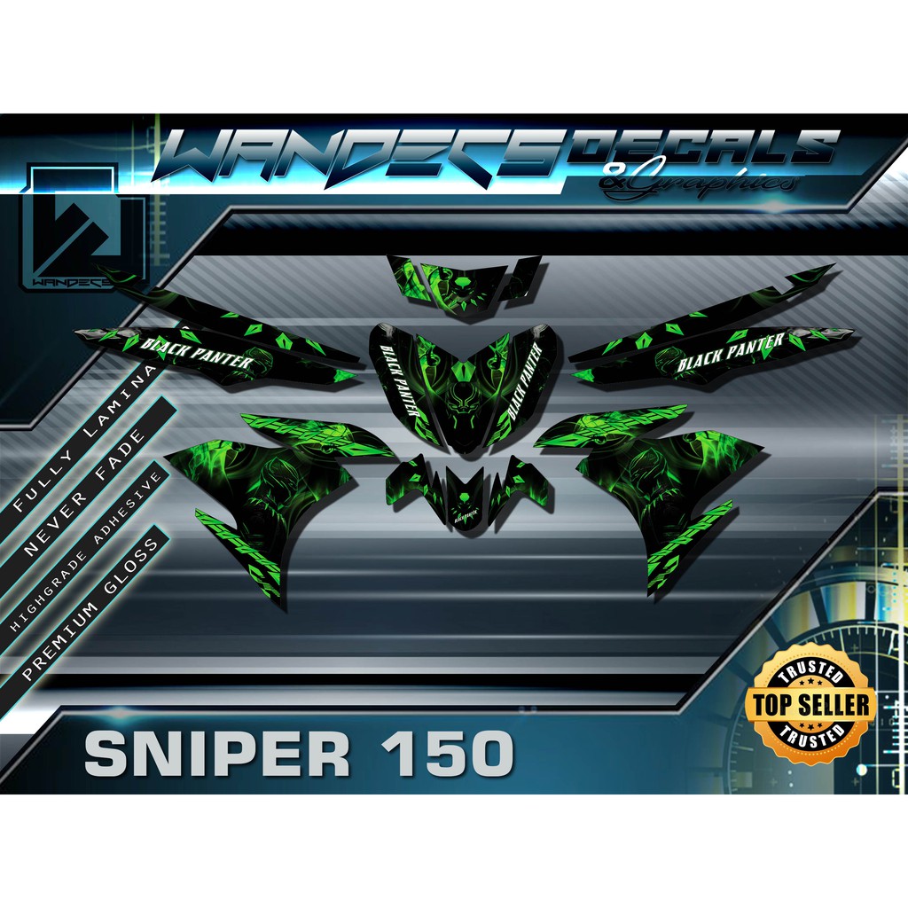 Sniper 150 Decals Panther by Wandecs | Shopee Philippines