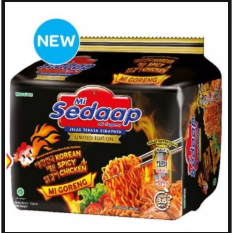 Black Mi Sedaap Korean Spicy Chicken Instant Noodles Shopee Philippines