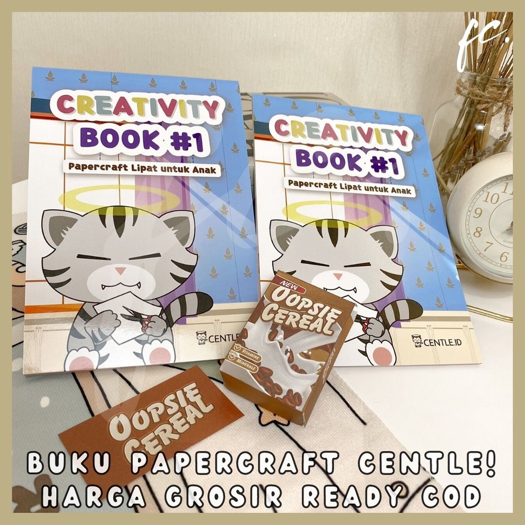 Papercraft Book DIY Origami Kit Centle 001 Korean Book Assorted Food