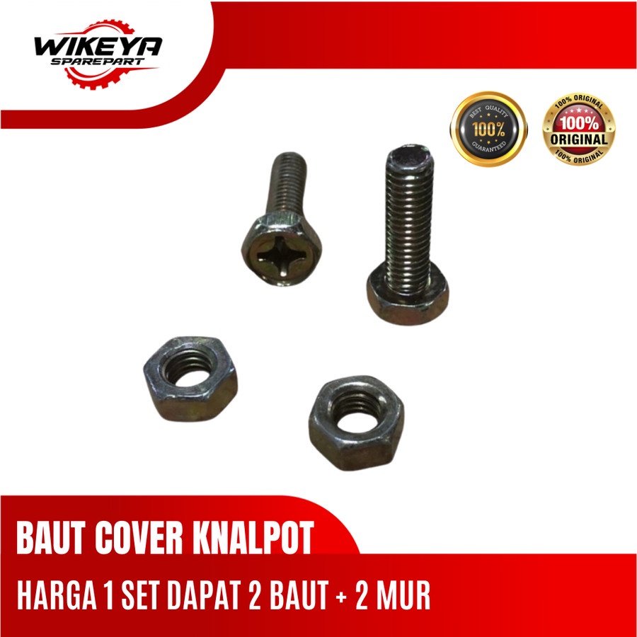 Exhaust COVER Bolt/Exhaust Cap Bolt/Exhaust Shield Bolt Shopee