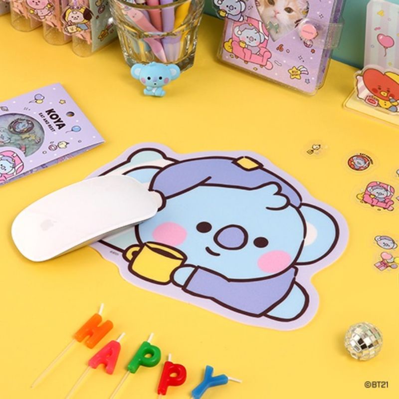 BT21 Official Mouse Pad Party [BTS / LINE FRIENDS / MONOPOLY] | Shopee ...