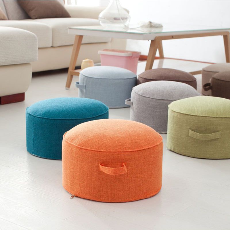 Stool Small Chair Cushion 15x15 Chair Cushion BUYUE Natural Linen