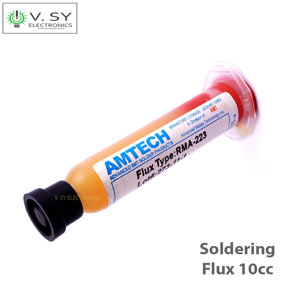 AMTECH Soldering Flux 10cc RMA223 Paste BGA SMT SMD Grease Solder RMA