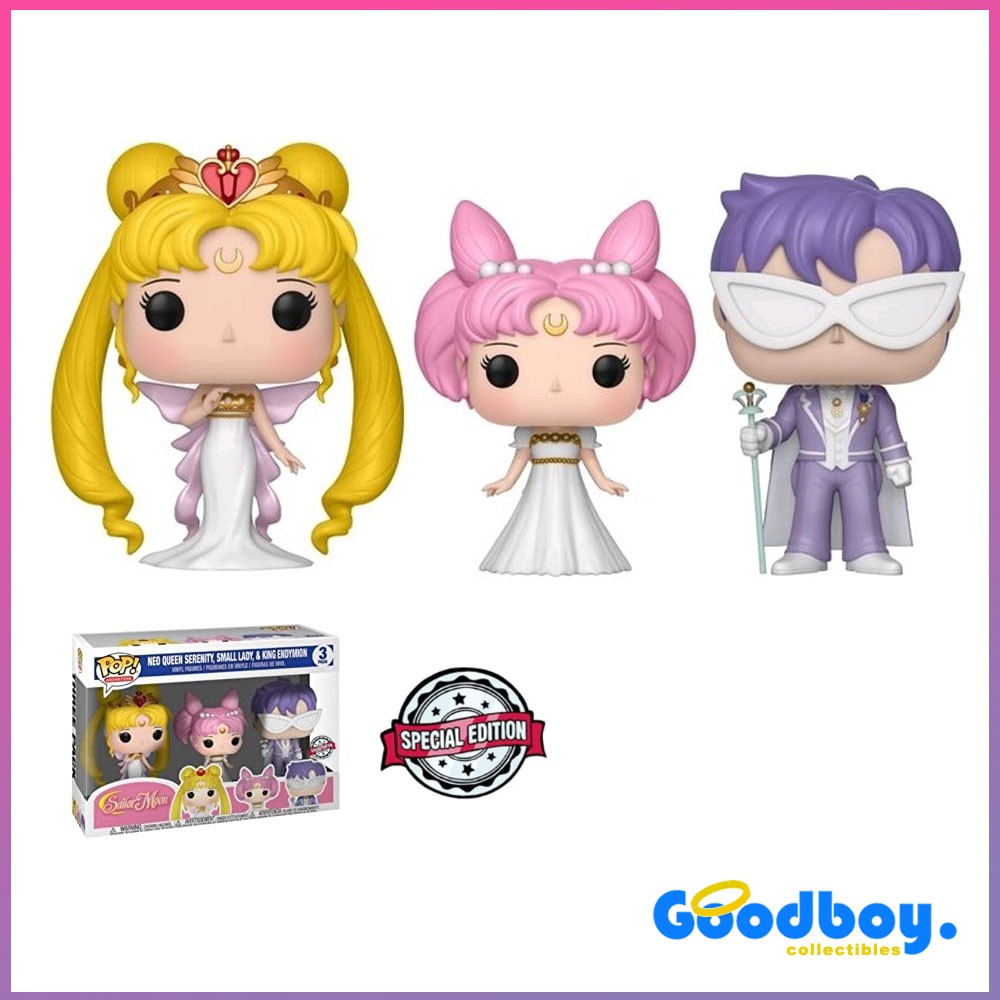 Funko Pop! Sailor Moon - Neo Queen Serenity Small Lady & King Endymion  (Pack) - Loja TSC